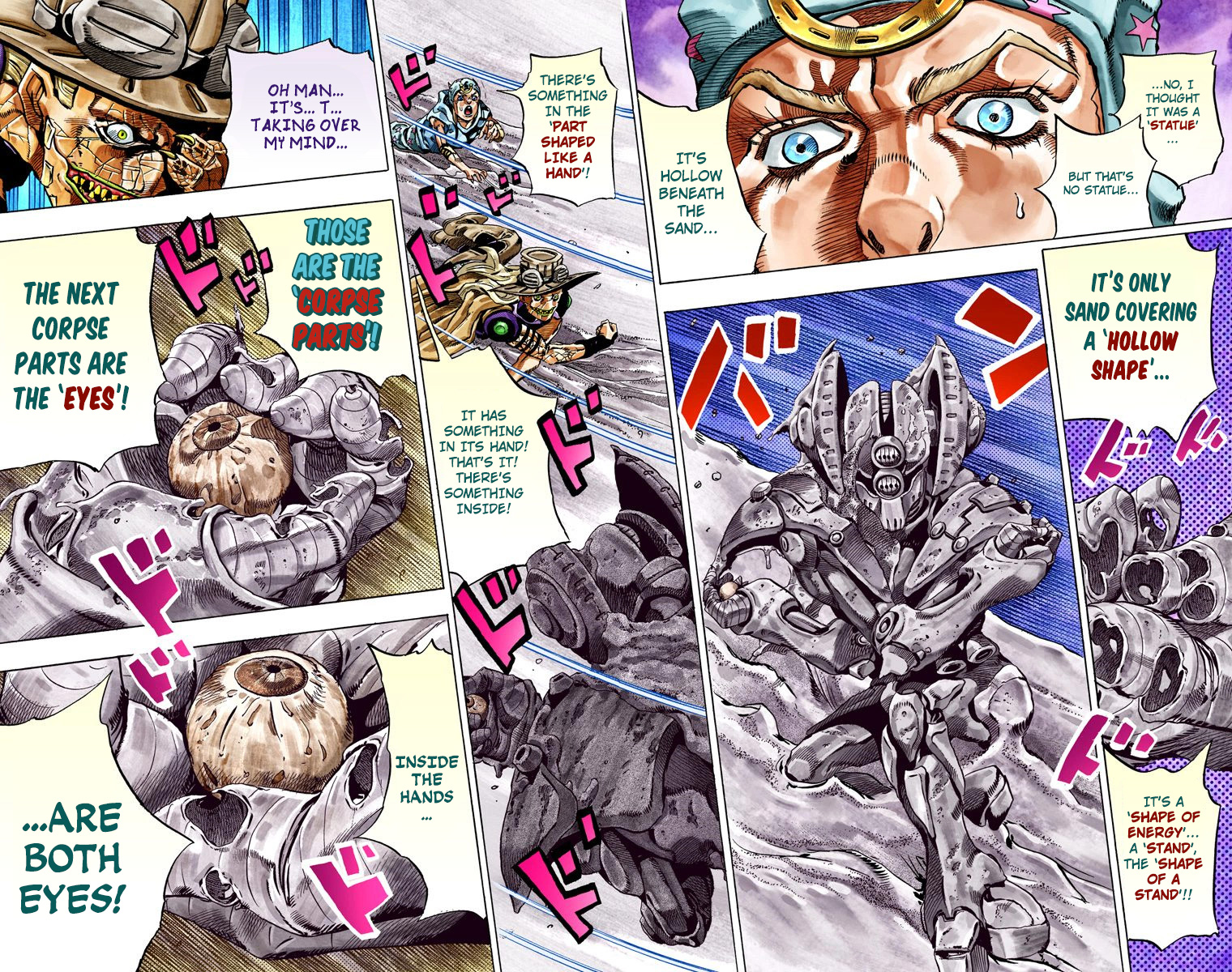 JoJo's Bizarre Adventure Steel Ball Run Colored Manga