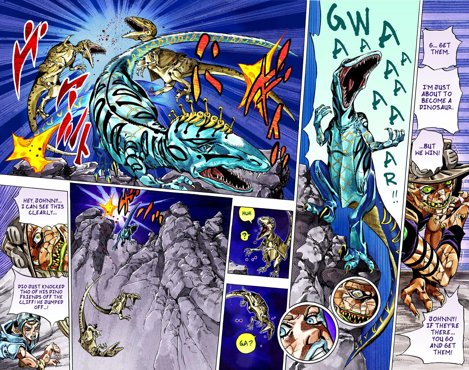 JoJo's Bizarre Adventure Steel Ball Run Colored Manga