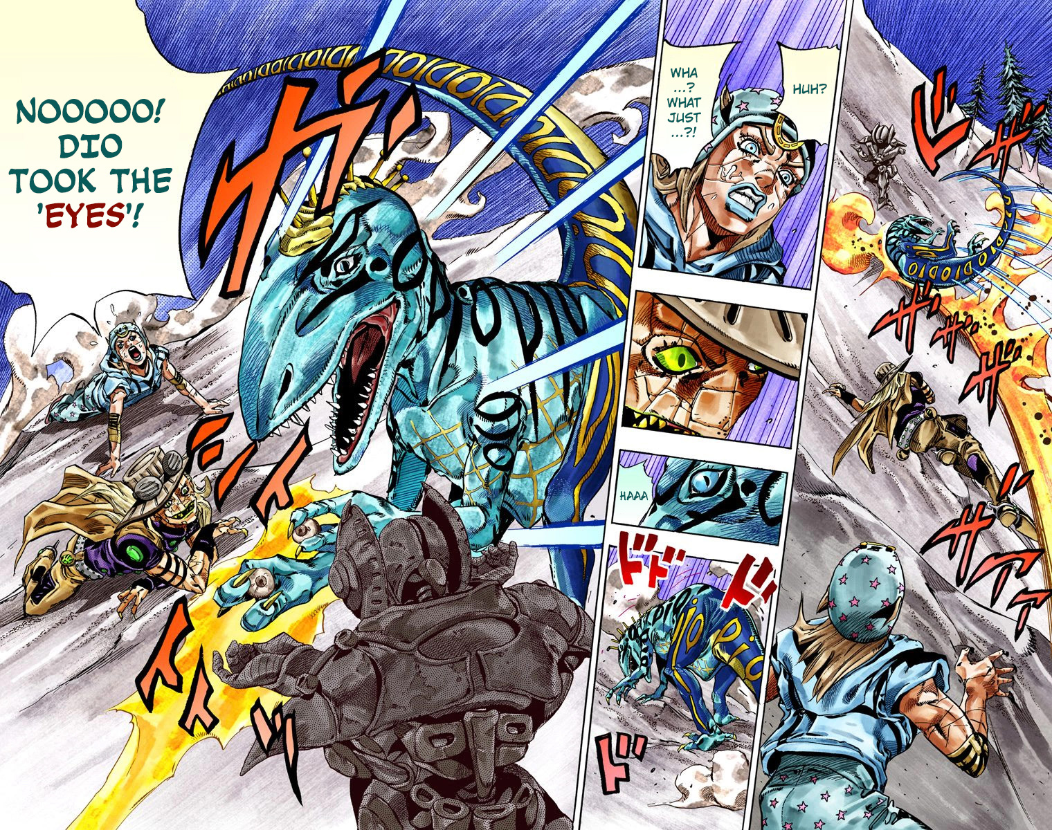 JoJo's Bizarre Adventure Steel Ball Run Colored Manga