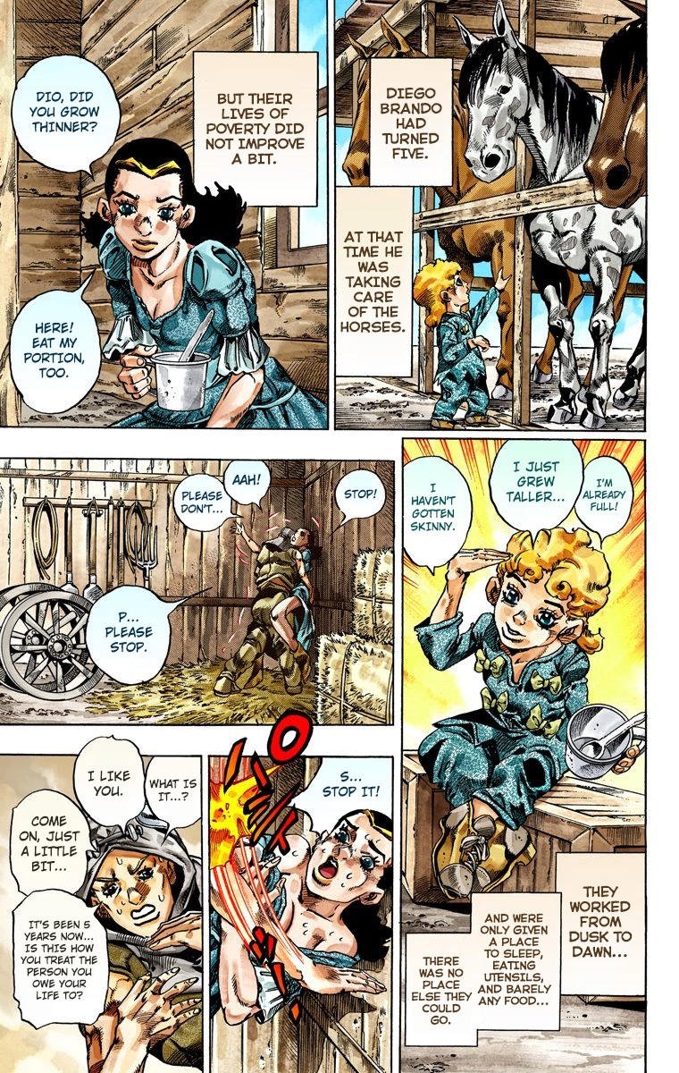 JoJo's Bizarre Adventure Steel Ball Run Colored Manga
