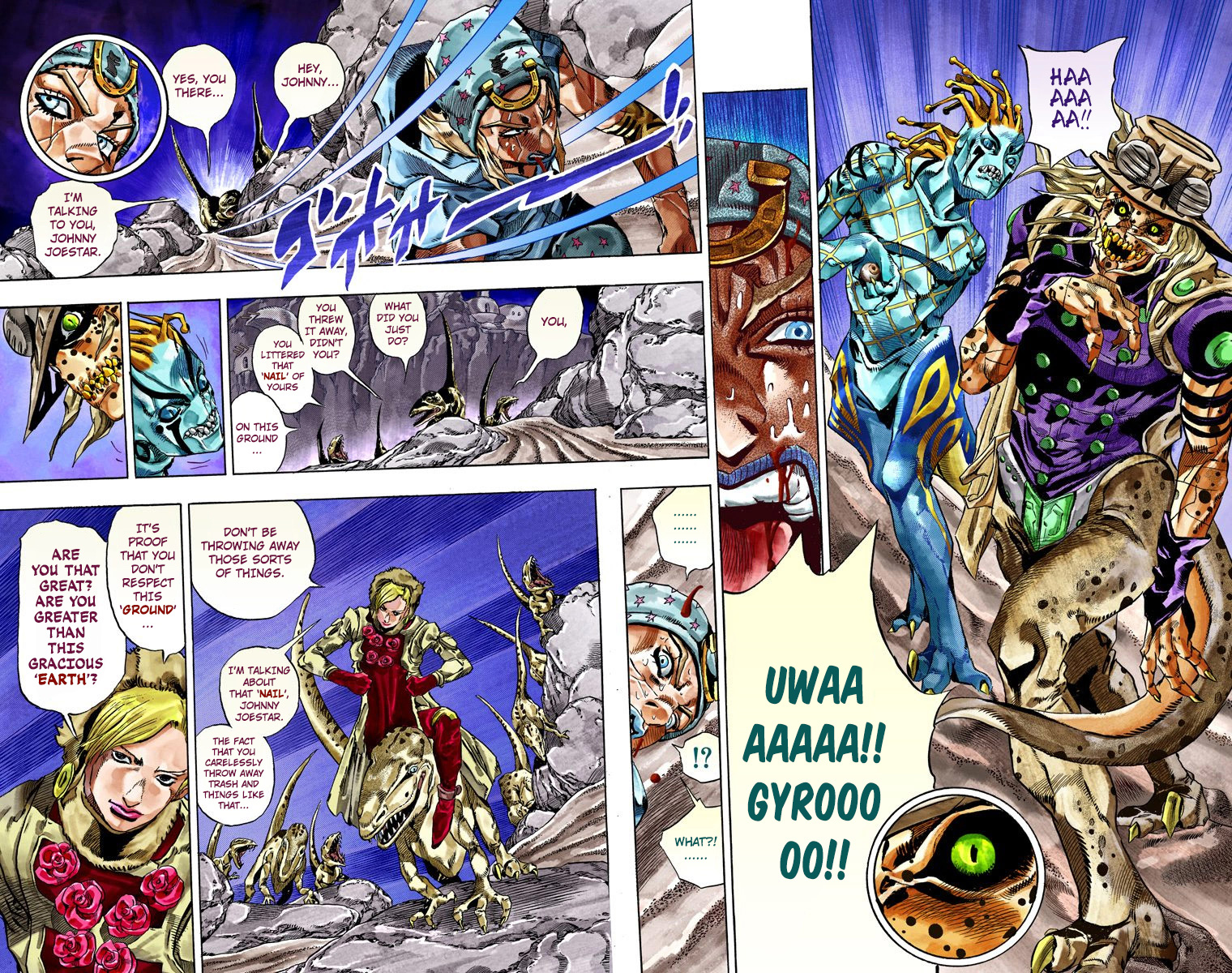 JoJo's Bizarre Adventure Steel Ball Run Colored Manga
