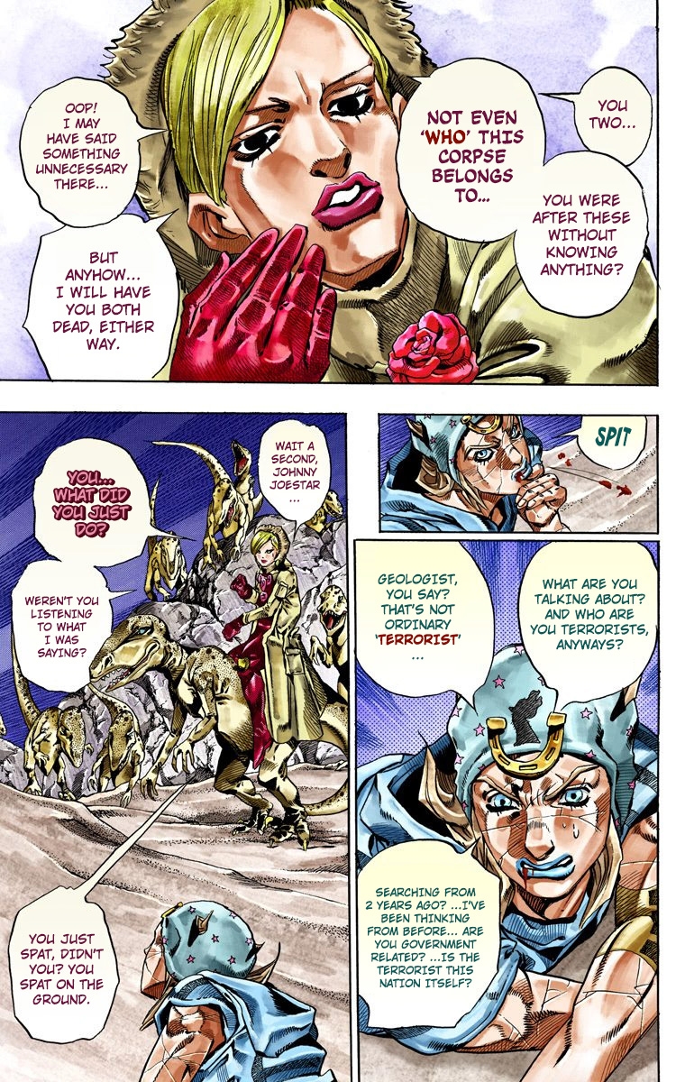JoJo's Bizarre Adventure Steel Ball Run Colored Manga