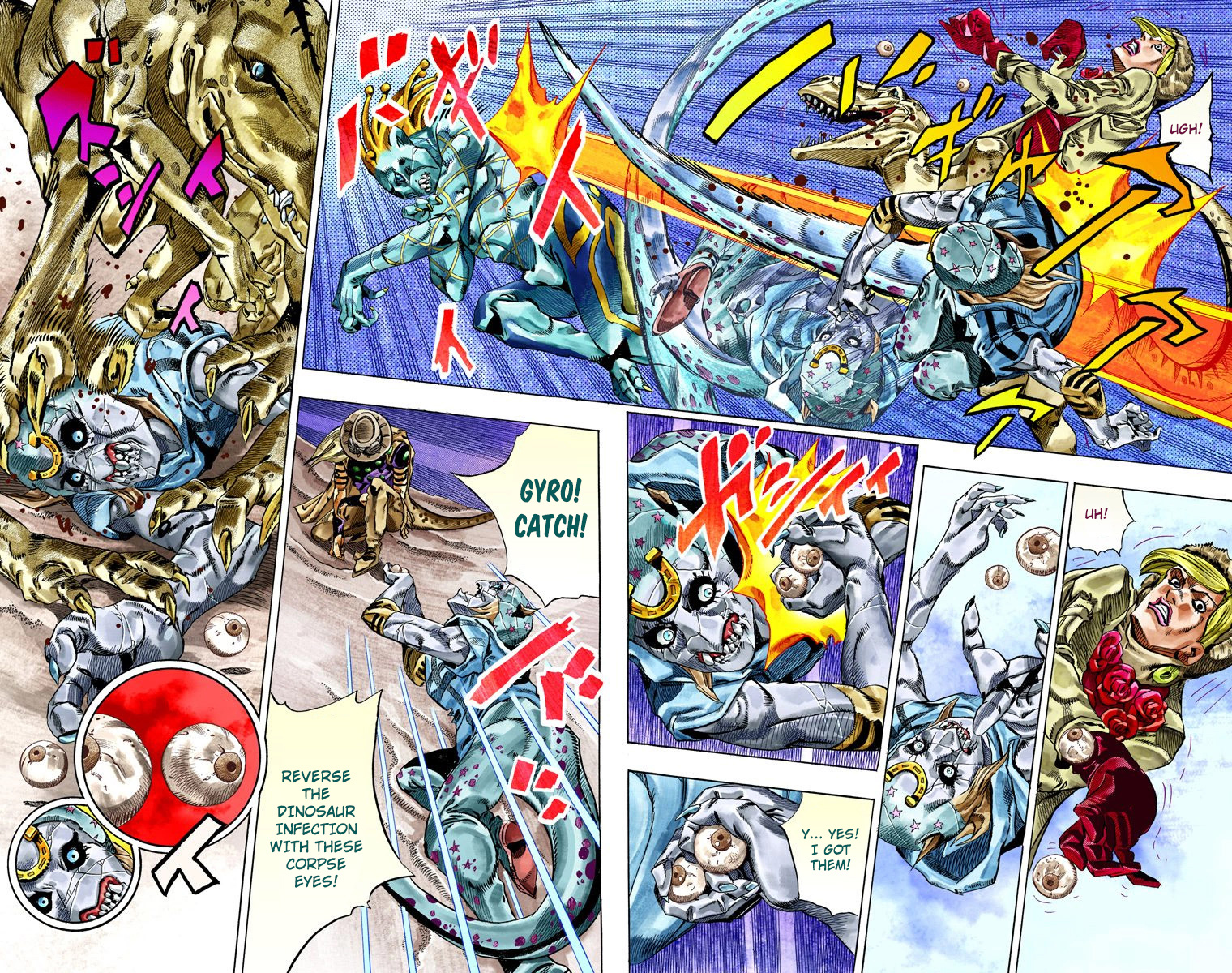 JoJo's Bizarre Adventure Steel Ball Run Colored Manga