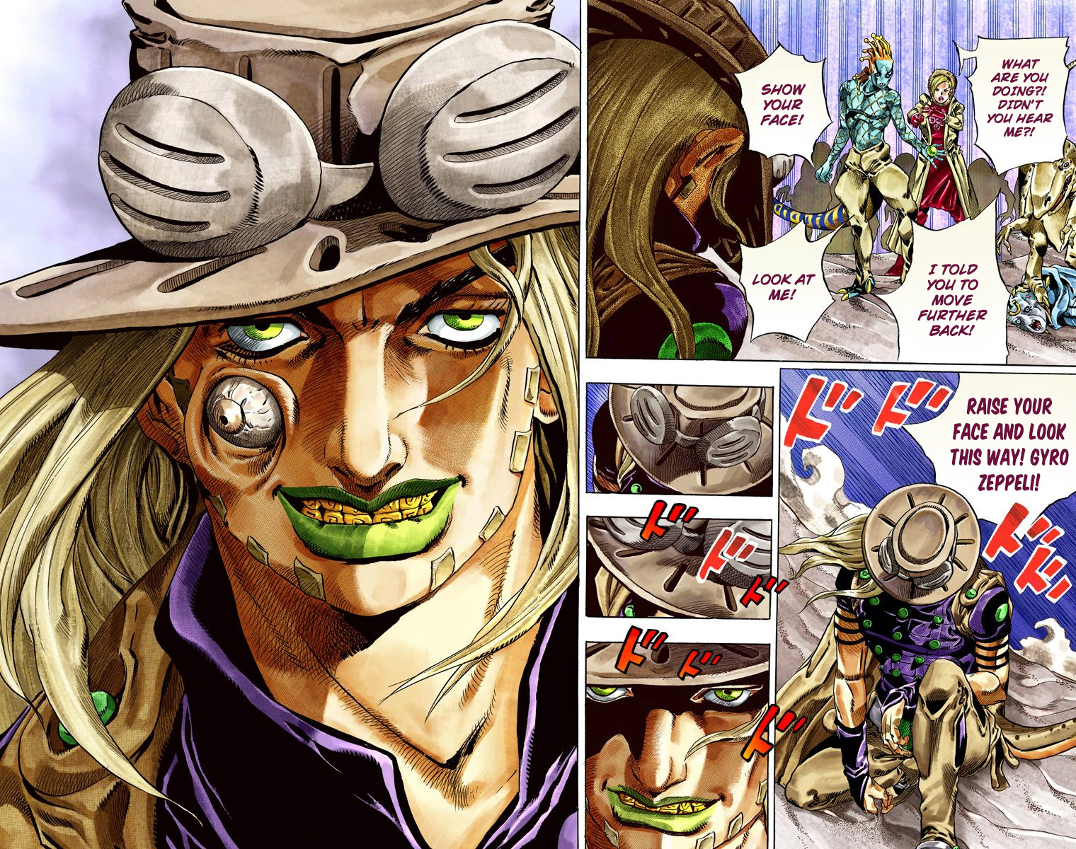JoJo's Bizarre Adventure Steel Ball Run Colored Manga