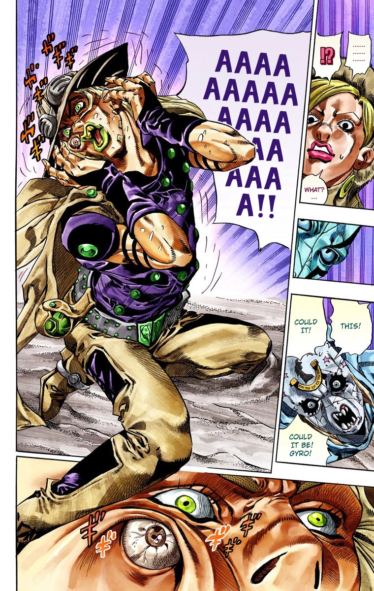JoJo's Bizarre Adventure Steel Ball Run Colored Manga