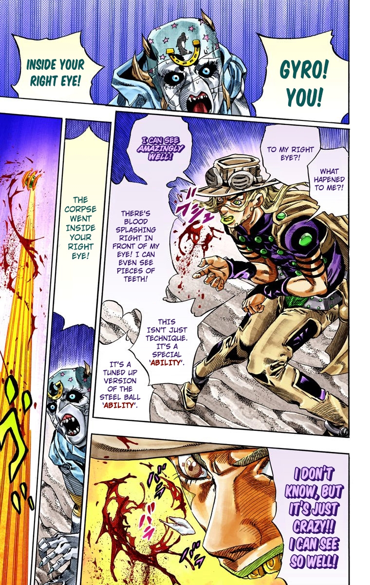 JoJo's Bizarre Adventure Steel Ball Run Colored Manga
