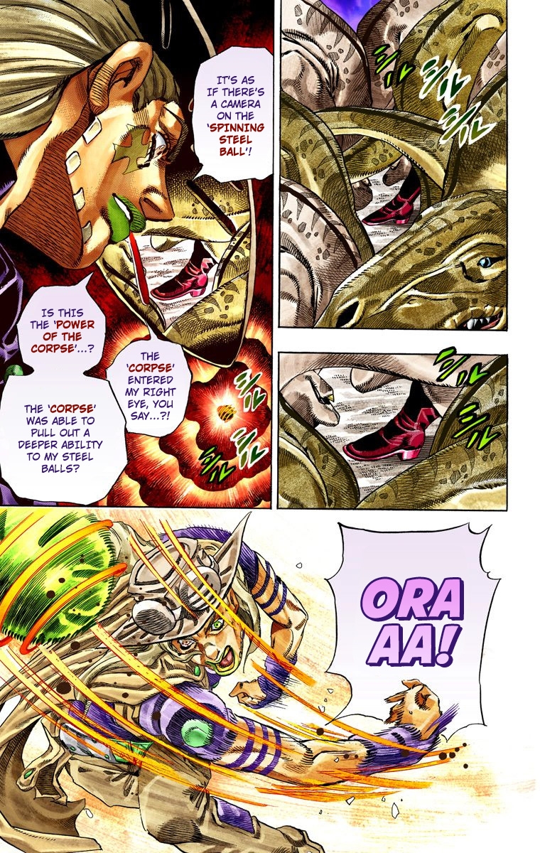 JoJo's Bizarre Adventure Steel Ball Run Colored Manga