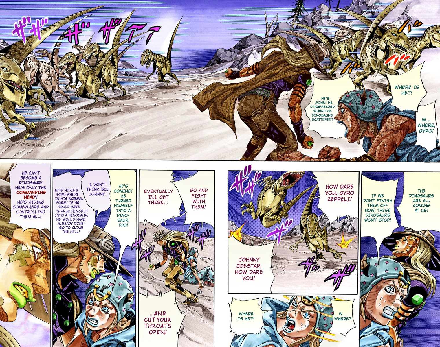 JoJo's Bizarre Adventure Steel Ball Run Colored Manga