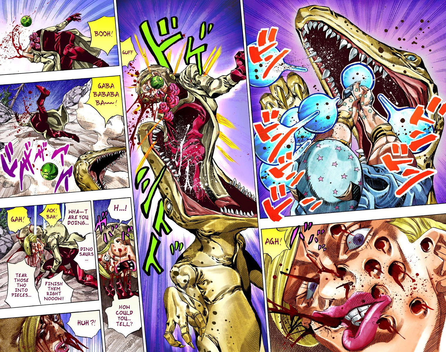 JoJo's Bizarre Adventure Steel Ball Run Colored Manga