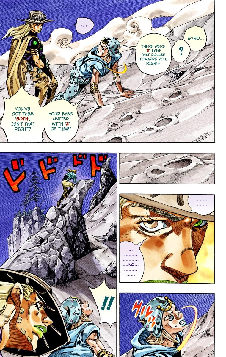 JoJo's Bizarre Adventure Steel Ball Run Colored Manga