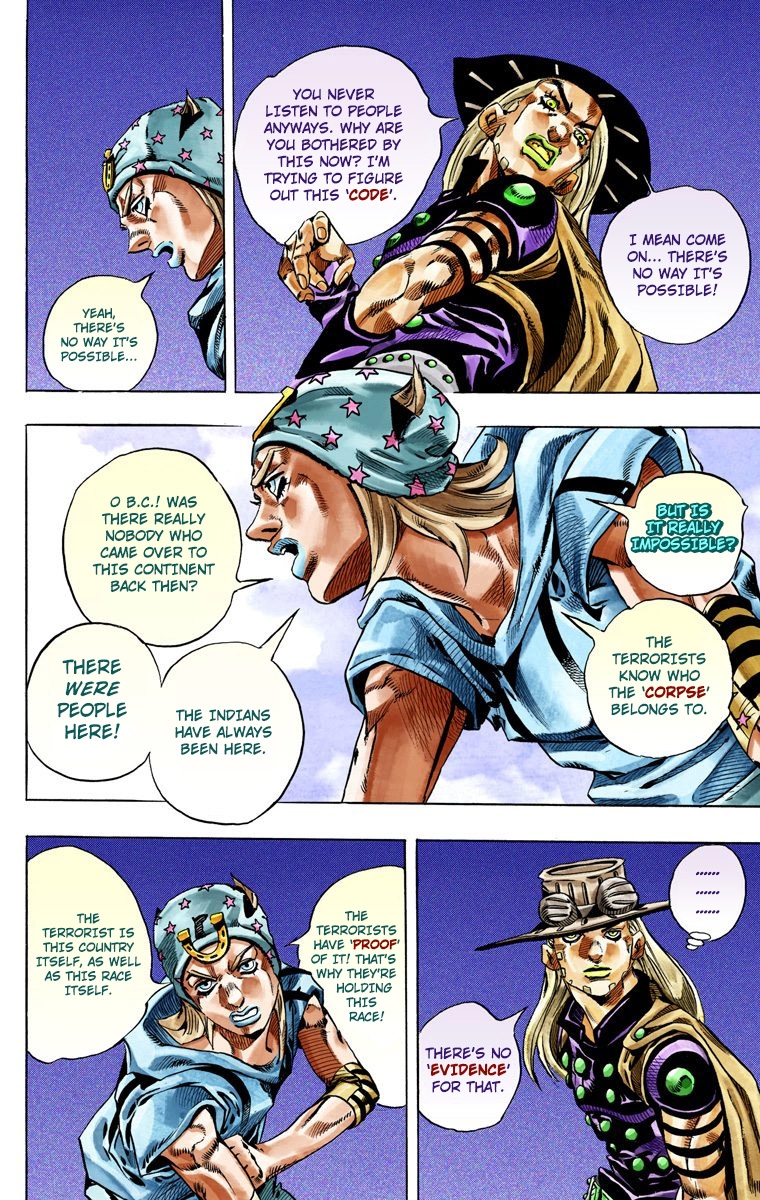 JoJo's Bizarre Adventure Steel Ball Run Colored Manga