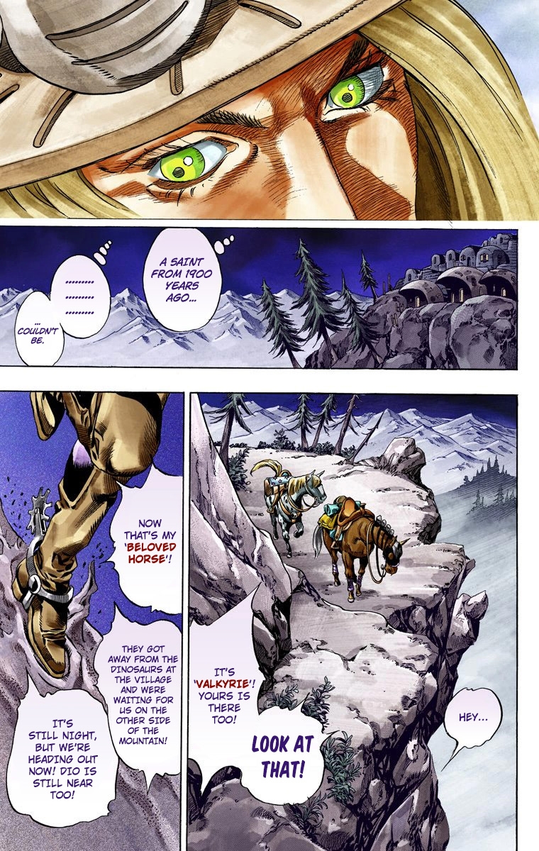 JoJo's Bizarre Adventure Steel Ball Run Colored Manga