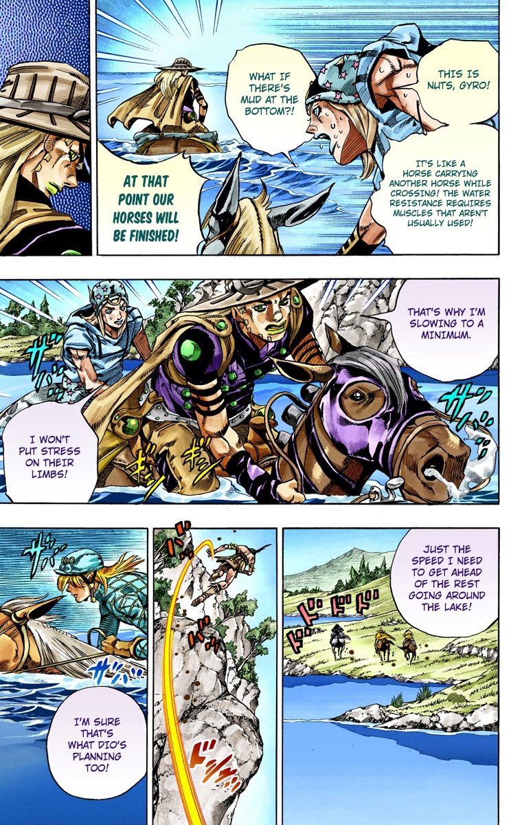 JoJo's Bizarre Adventure Steel Ball Run Colored Manga