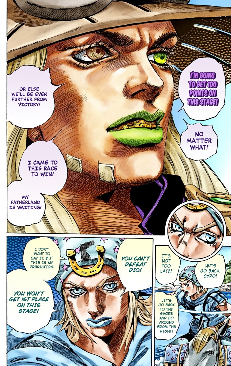 JoJo's Bizarre Adventure Steel Ball Run Colored Manga