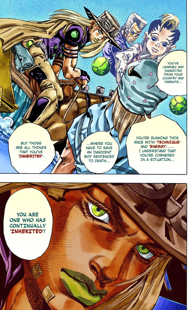 JoJo's Bizarre Adventure Steel Ball Run Colored Manga
