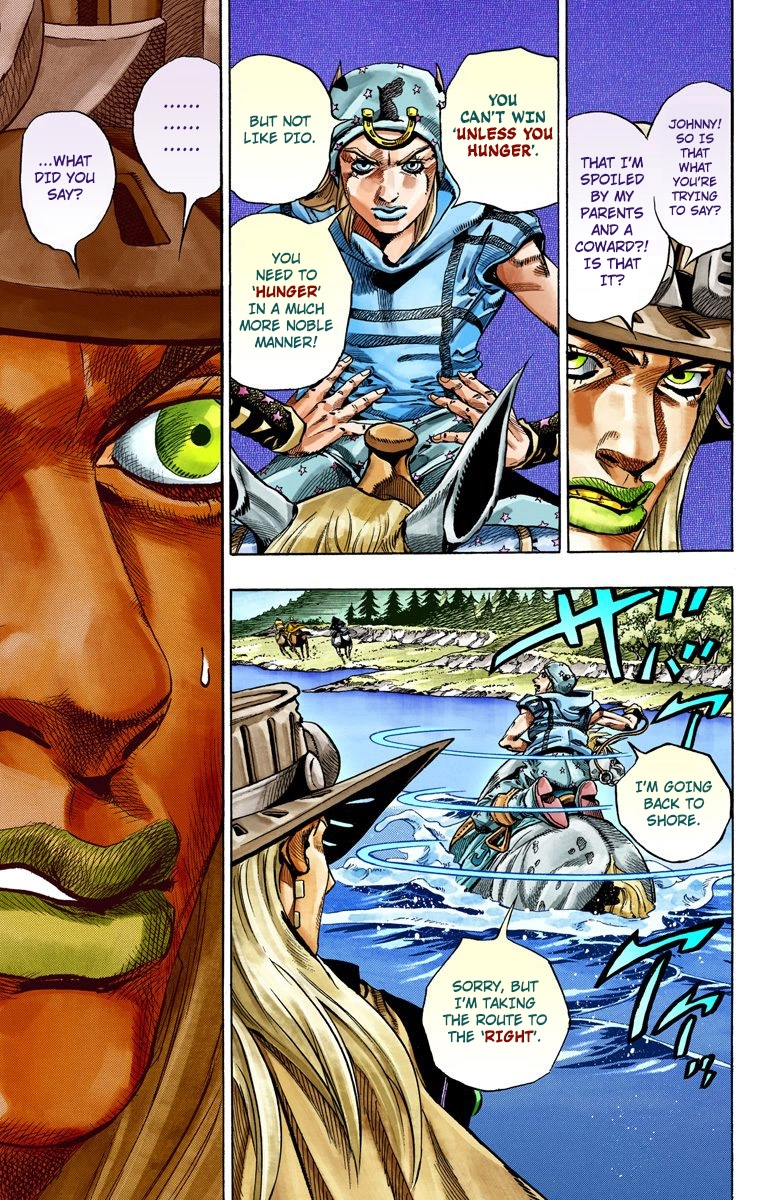 JoJo's Bizarre Adventure Steel Ball Run Colored Manga