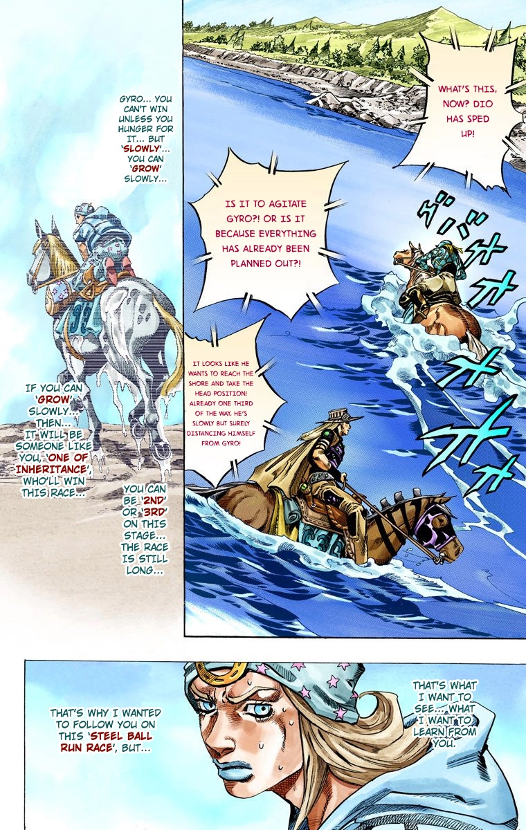 JoJo's Bizarre Adventure Steel Ball Run Colored Manga
