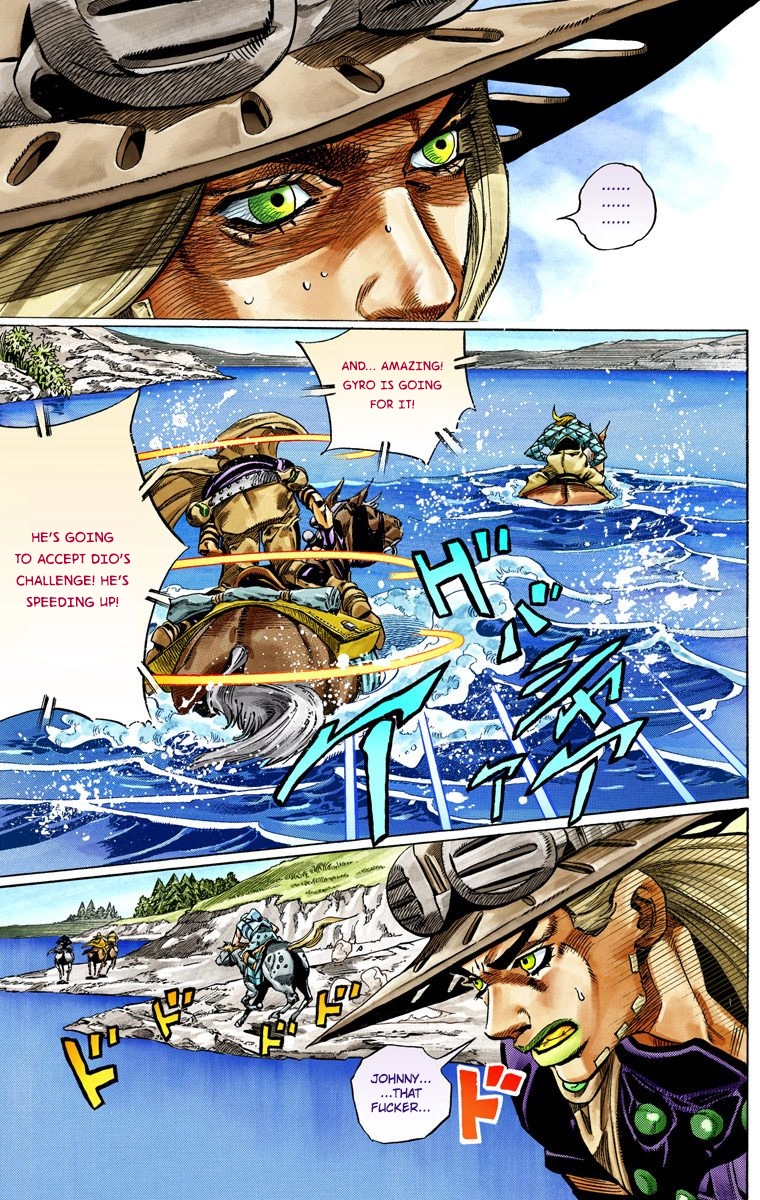 JoJo's Bizarre Adventure Steel Ball Run Colored Manga