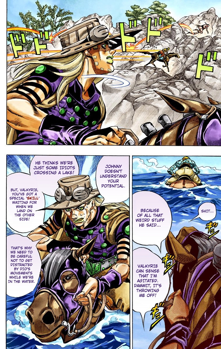 JoJo's Bizarre Adventure Steel Ball Run Colored Manga