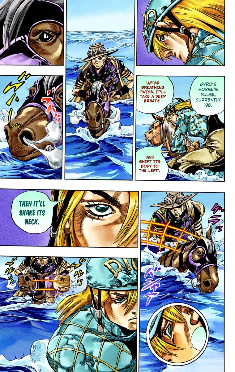 JoJo's Bizarre Adventure Steel Ball Run Colored Manga