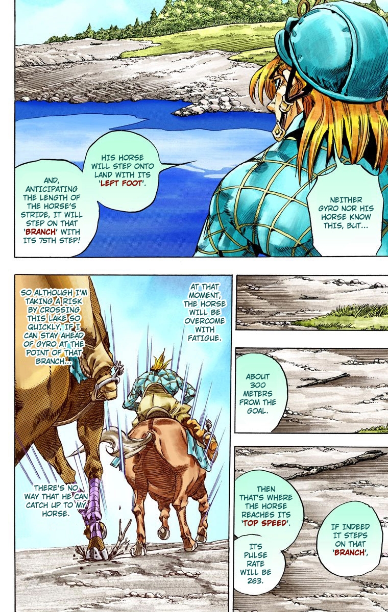 JoJo's Bizarre Adventure Steel Ball Run Colored Manga