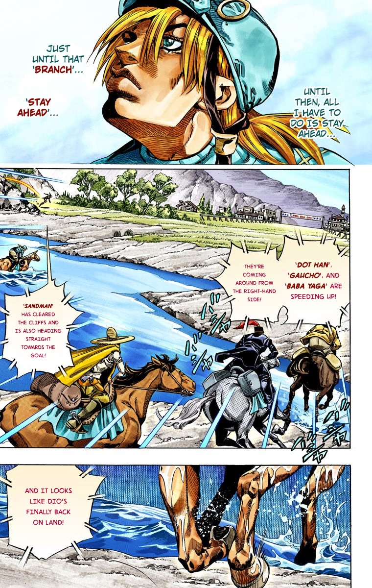 JoJo's Bizarre Adventure Steel Ball Run Colored Manga