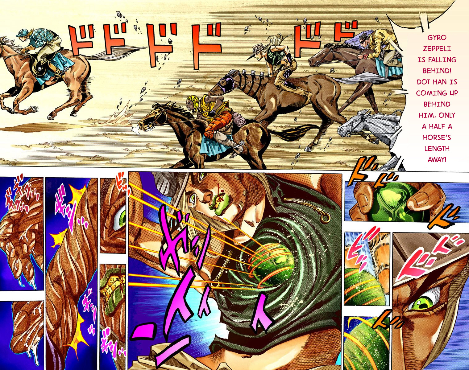 JoJo's Bizarre Adventure Steel Ball Run Colored Manga