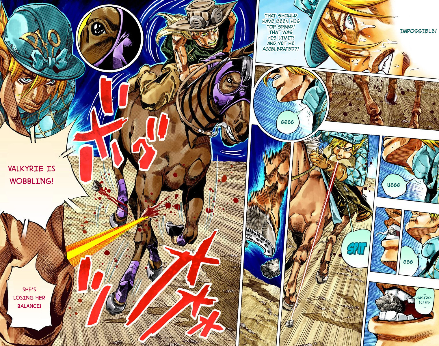 JoJo's Bizarre Adventure Steel Ball Run Colored Manga