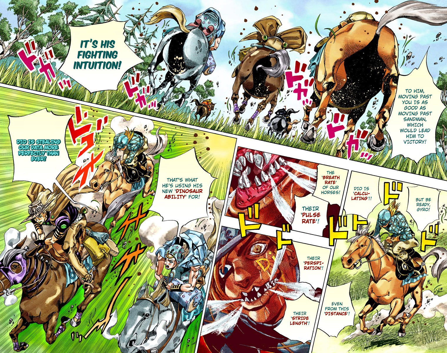 JoJo's Bizarre Adventure Steel Ball Run Colored Manga