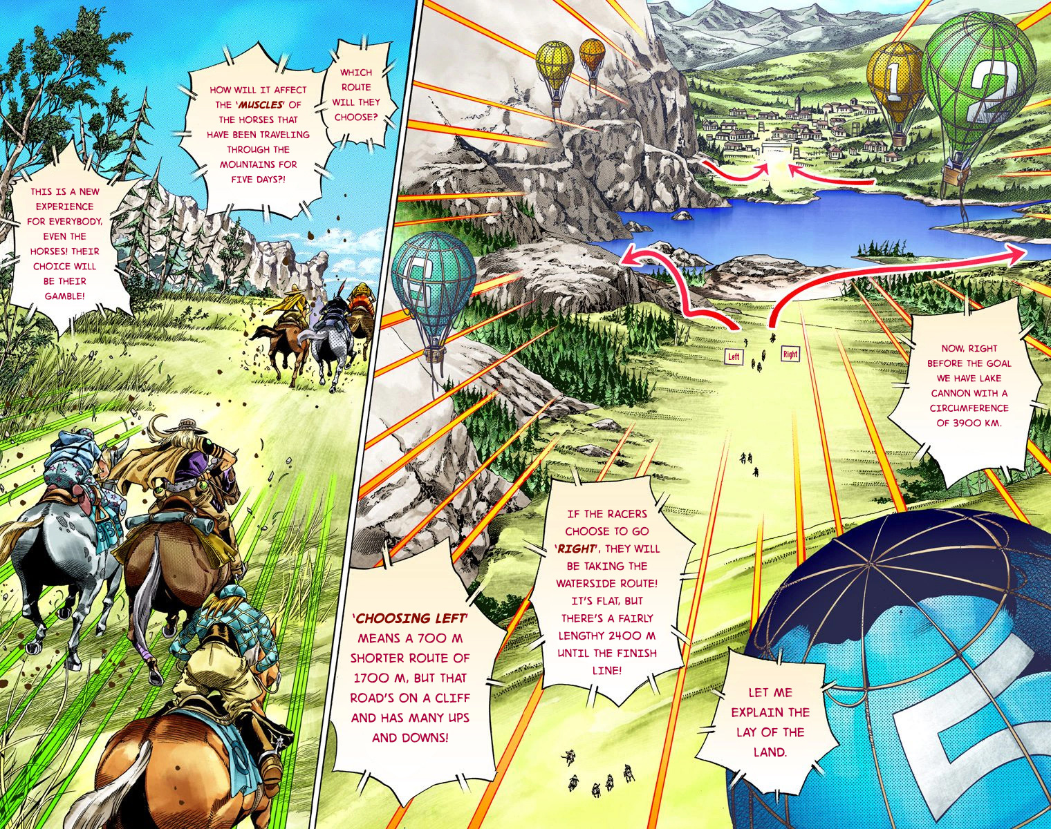 JoJo's Bizarre Adventure Steel Ball Run Colored Manga