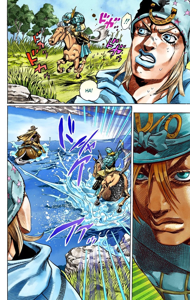 JoJo's Bizarre Adventure Steel Ball Run Colored Manga