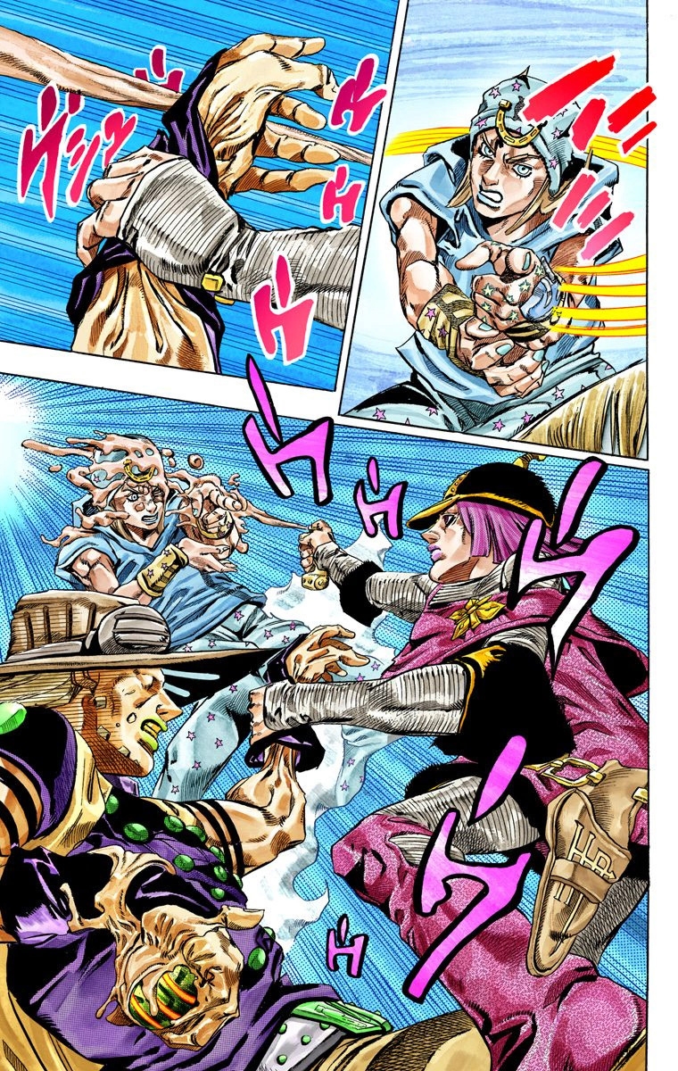 JoJo's Bizarre Adventure Steel Ball Run Colored Manga