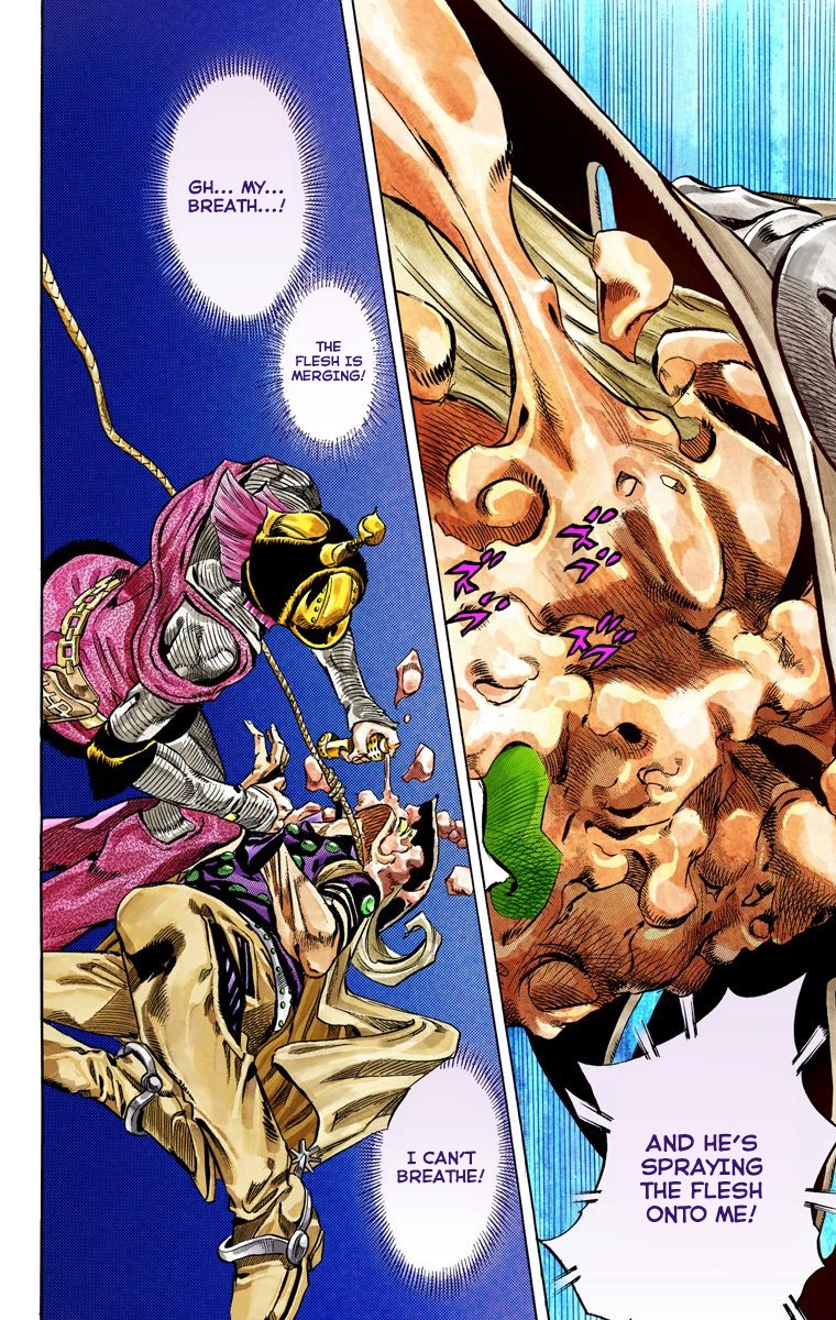 JoJo's Bizarre Adventure Steel Ball Run Colored Manga