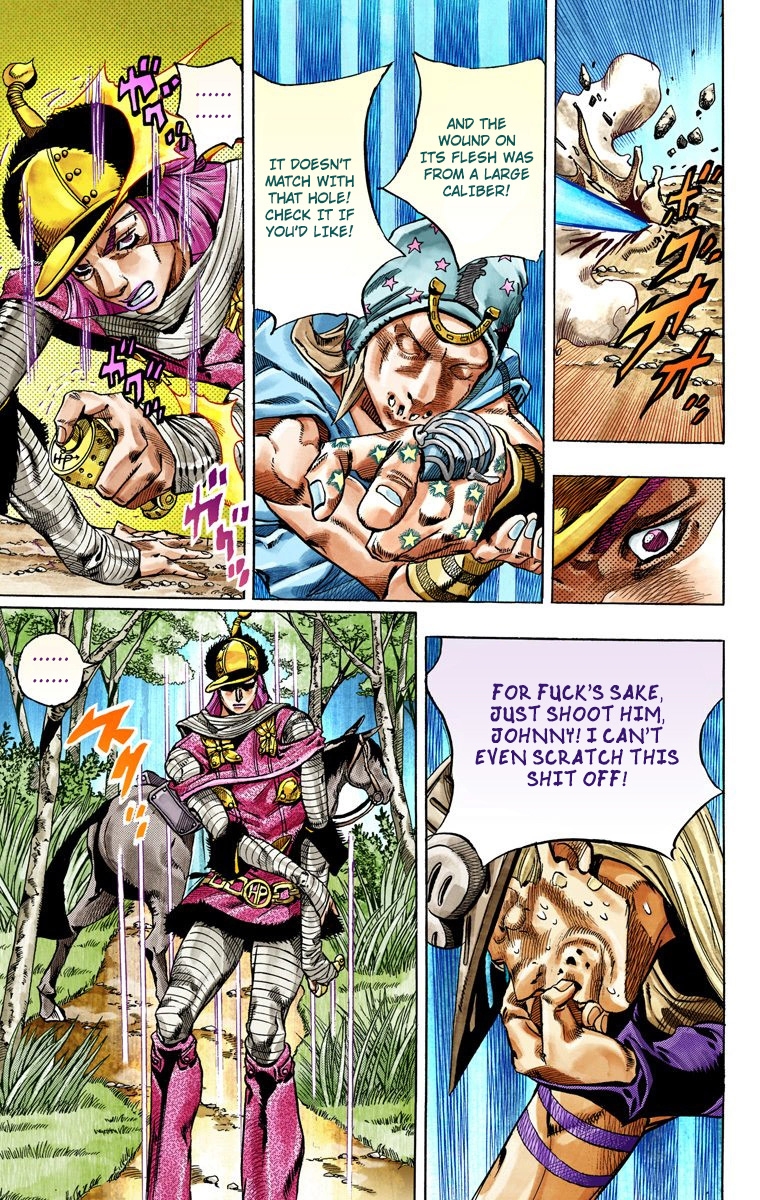 JoJo's Bizarre Adventure Steel Ball Run Colored Manga