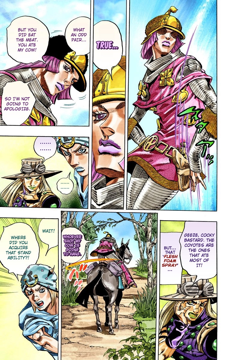 JoJo's Bizarre Adventure Steel Ball Run Colored Manga