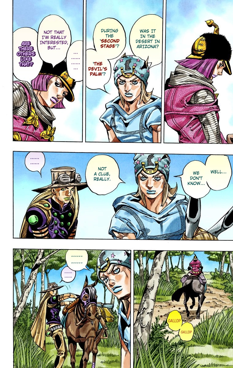 JoJo's Bizarre Adventure Steel Ball Run Colored Manga