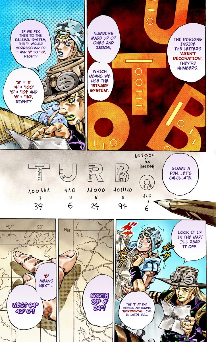 JoJo's Bizarre Adventure Steel Ball Run Colored Manga