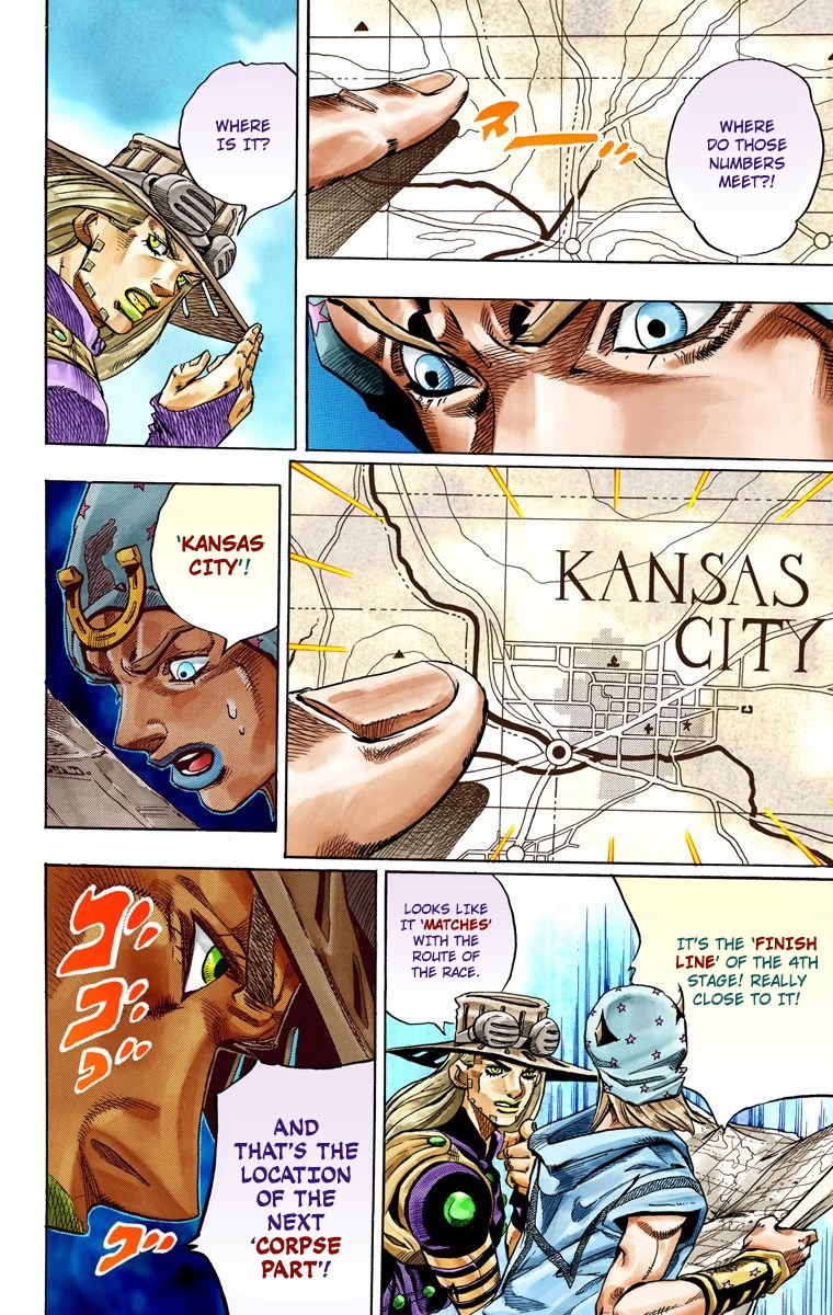 JoJo's Bizarre Adventure Steel Ball Run Colored Manga