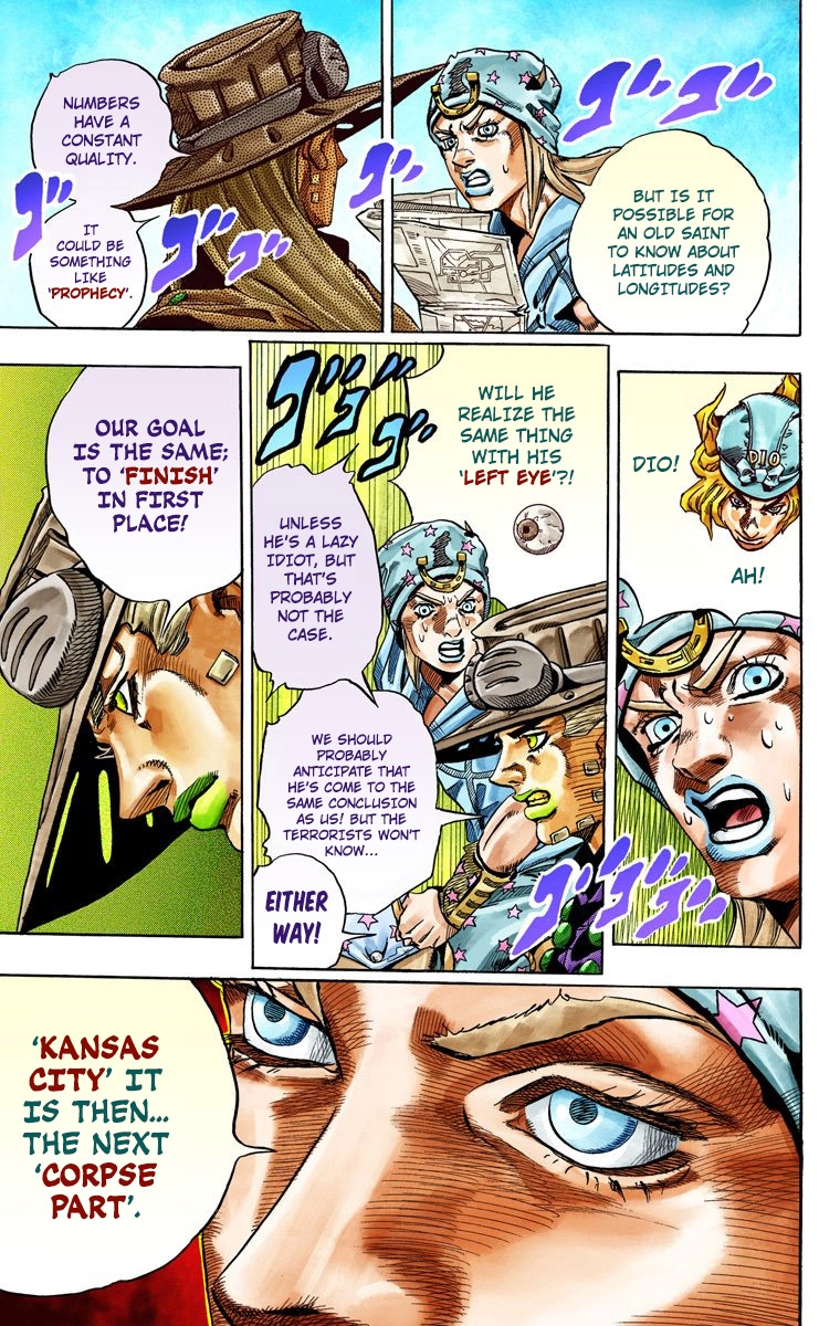 JoJo's Bizarre Adventure Steel Ball Run Colored Manga