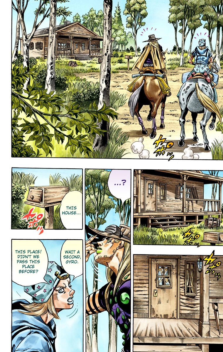 JoJo's Bizarre Adventure Steel Ball Run Colored Manga