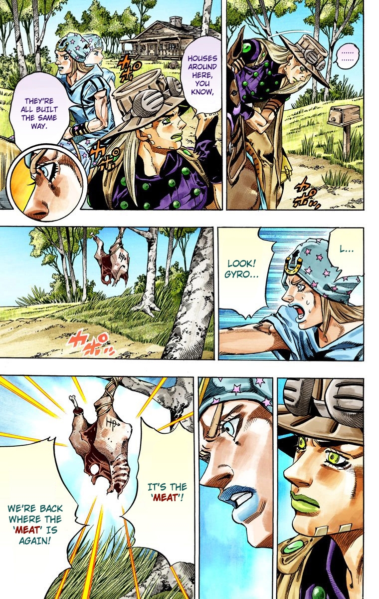JoJo's Bizarre Adventure Steel Ball Run Colored Manga