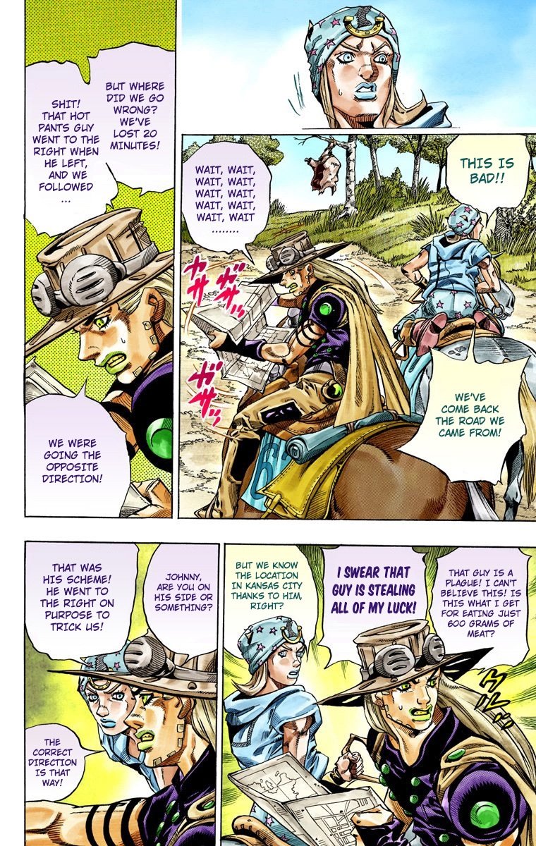 JoJo's Bizarre Adventure Steel Ball Run Colored Manga
