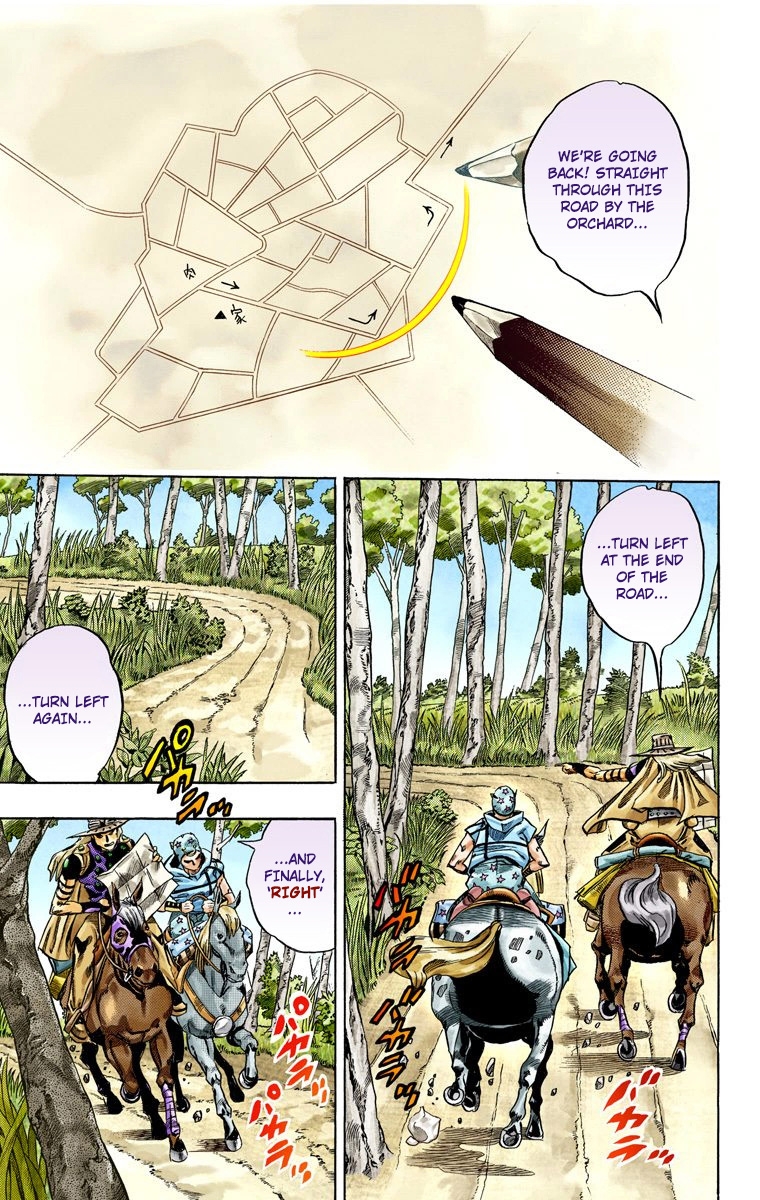 JoJo's Bizarre Adventure Steel Ball Run Colored Manga