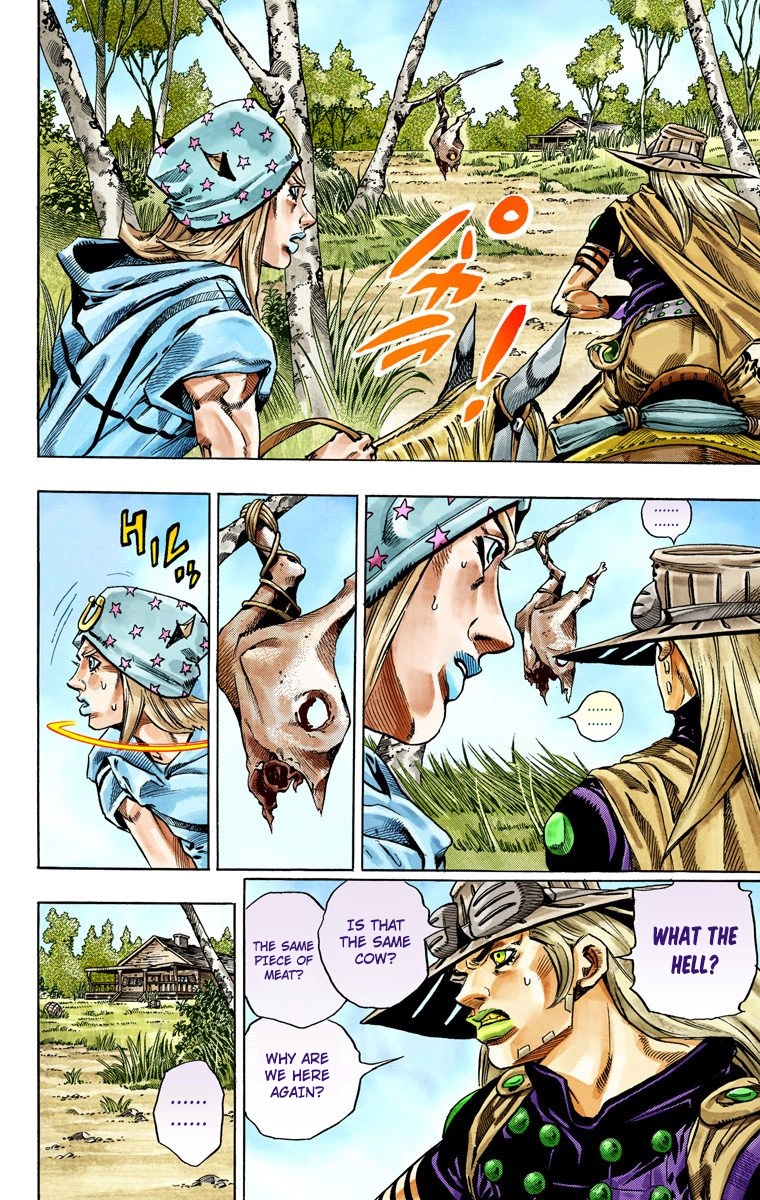 JoJo's Bizarre Adventure Steel Ball Run Colored Manga