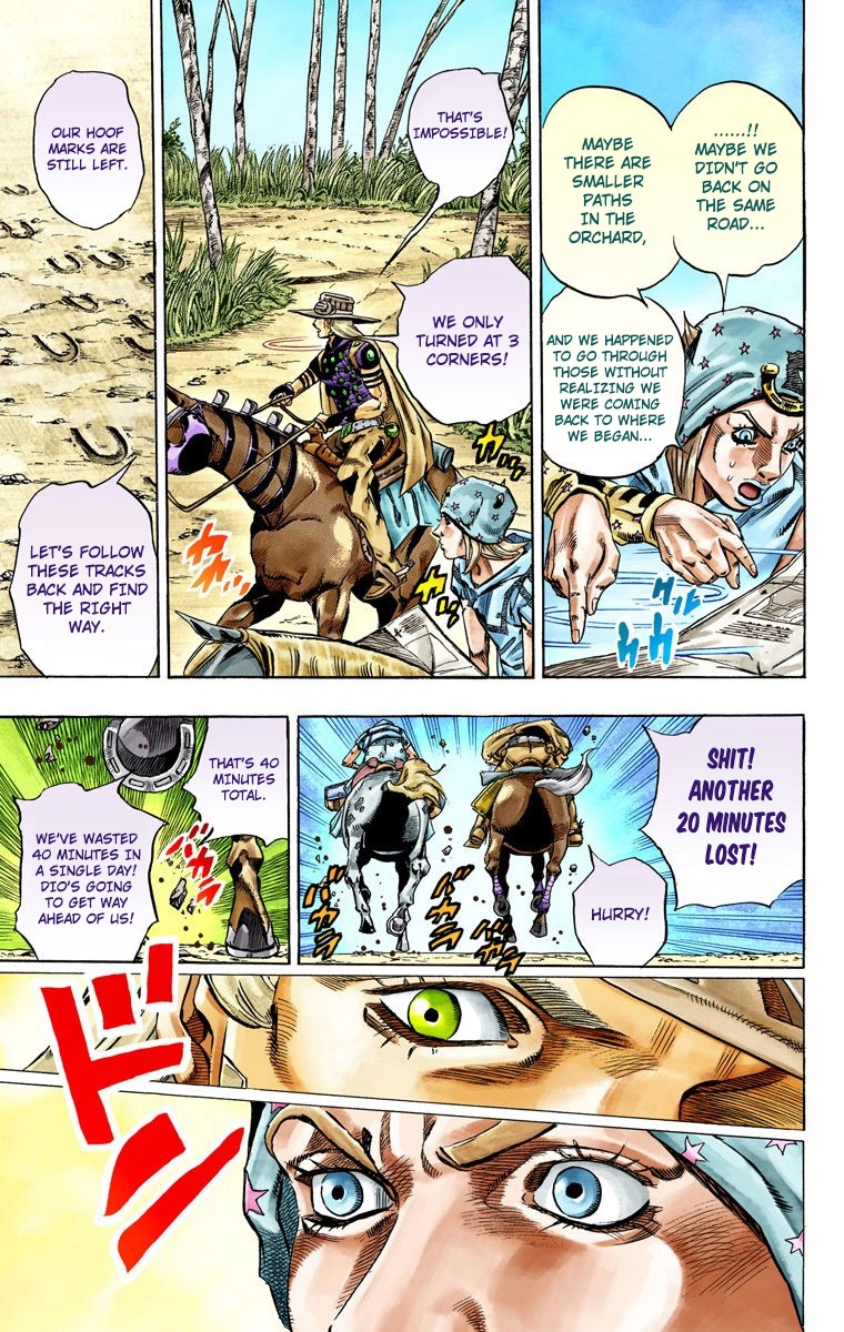 JoJo's Bizarre Adventure Steel Ball Run Colored Manga
