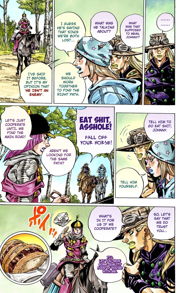 JoJo's Bizarre Adventure Steel Ball Run Colored Manga