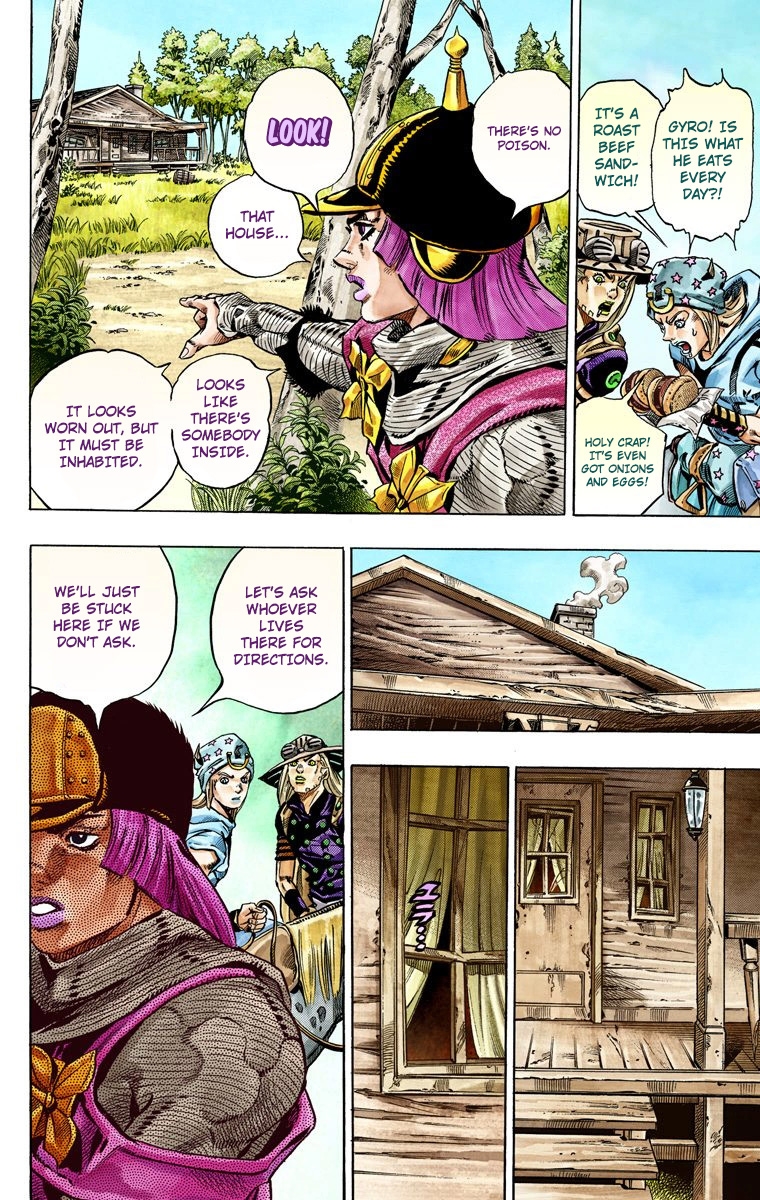 JoJo's Bizarre Adventure Steel Ball Run Colored Manga