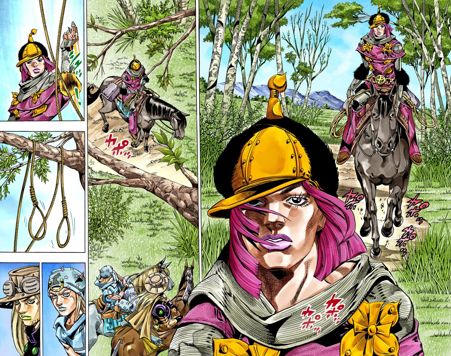 JoJo's Bizarre Adventure Steel Ball Run Colored Manga