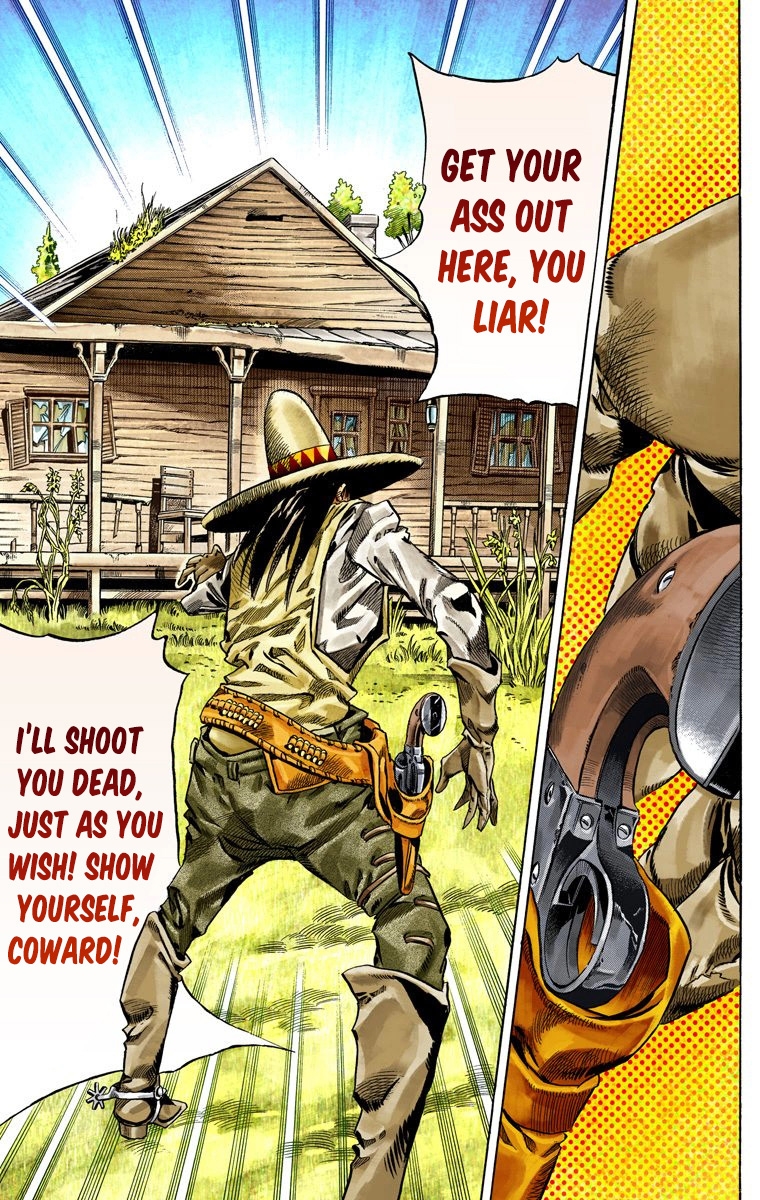JoJo's Bizarre Adventure Steel Ball Run Colored Manga
