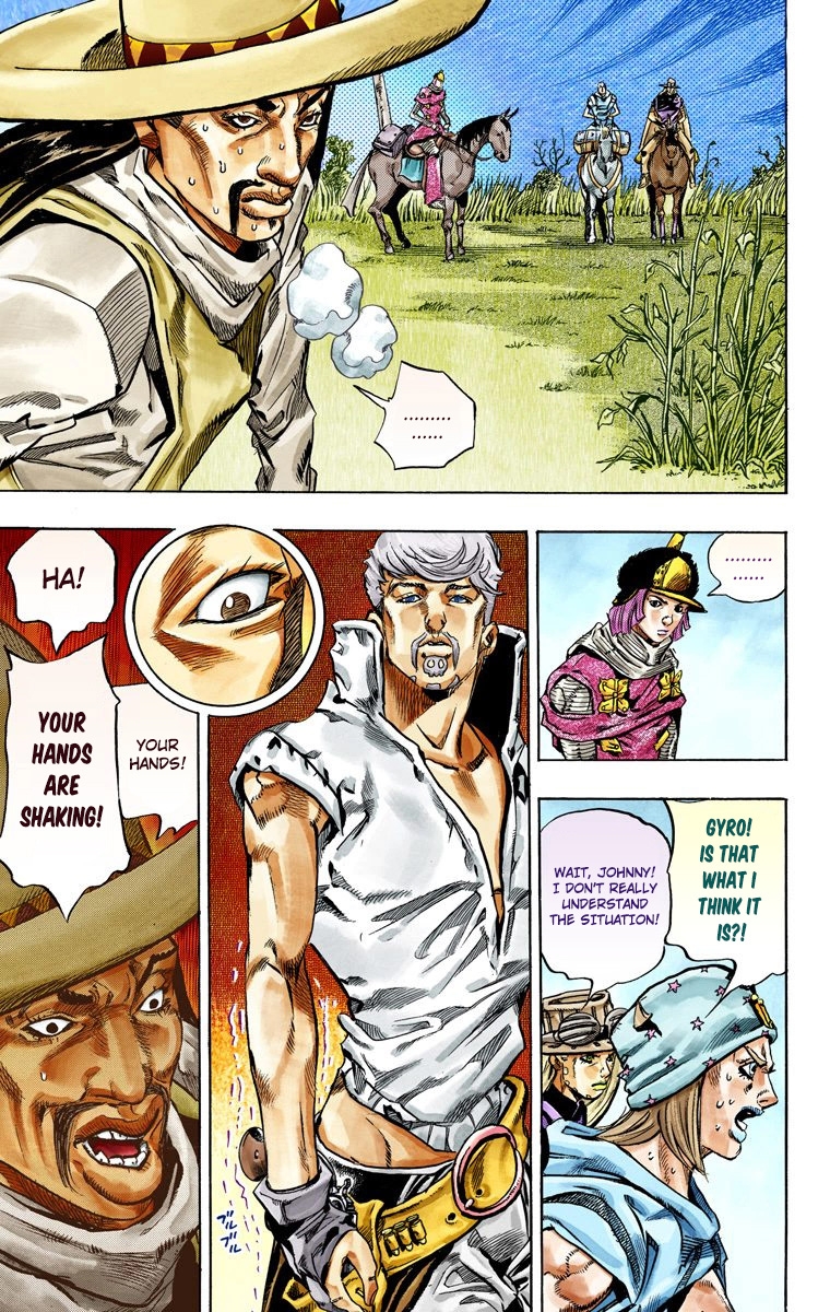 JoJo's Bizarre Adventure Steel Ball Run Colored Manga